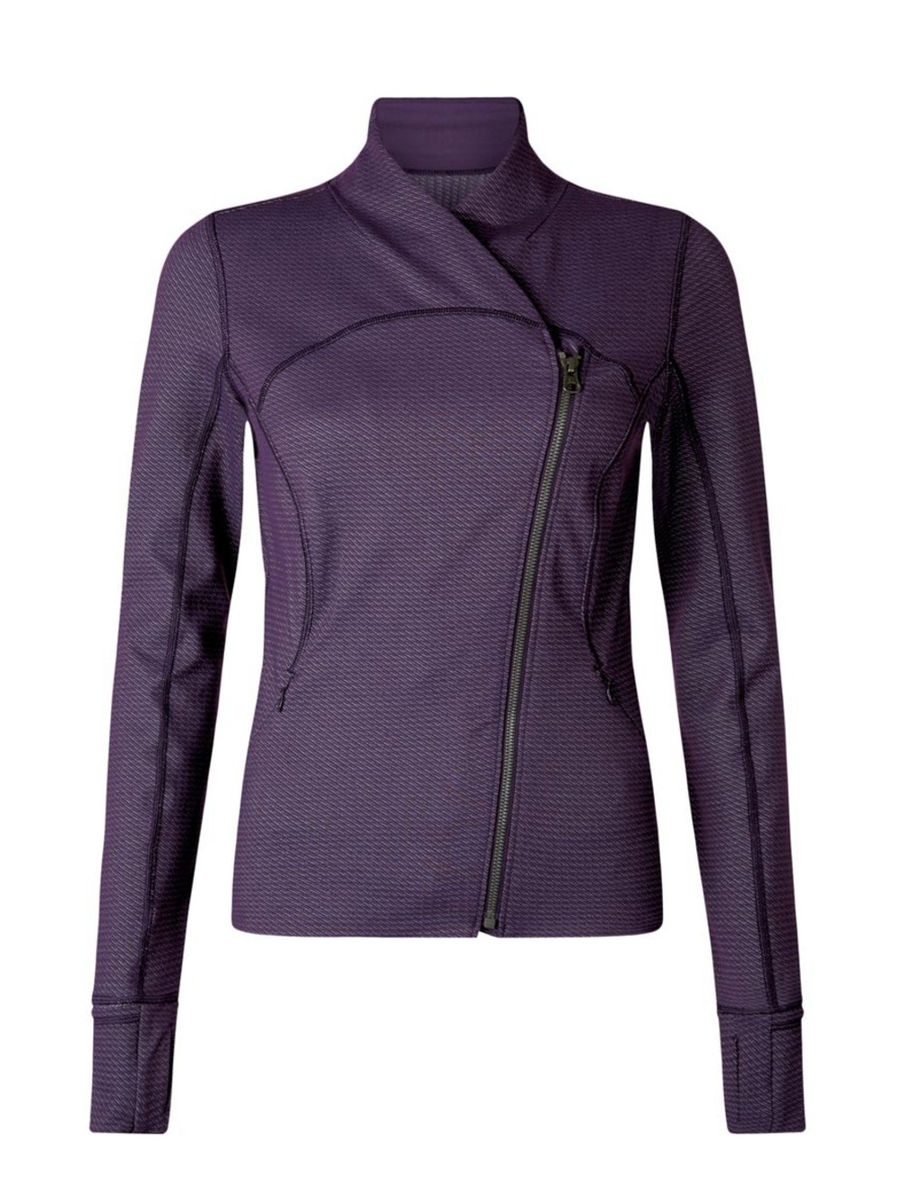 Purple Lululemon Asymmetric Zip Women's Jacket
